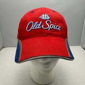 Tony Stewart 14 Old Spice Office Depot NASCAR Hat Red White Winners Circle